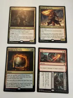 Magic The Gathering MTG Multicolor Mythic Lot 4 Scorpion God Neheb Escape Cut - Image 1