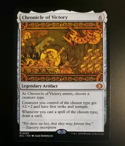 CHRONICLE OF VICTORY Lorwyn Eclipsed ECL Magic MTG - Image 1