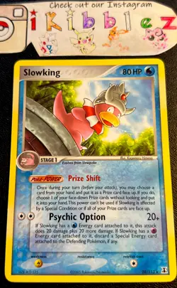 Slowking 28/113 NM/LP Non Holo Rare Forest Art EX Delta Species Pokemon Card! - Image 1