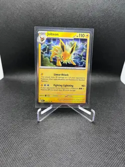 Pokemon Scarlet and Violet Prismatic Evolutions Jolteon 029/131 Holo Rare HP 110 - Image 1