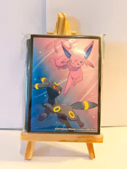 Pokemon TCG Card Prismatic Evolutions Umbreon Espeon Figure Collection Sleeves - Image 1