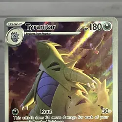 Pokemon TCG Tyranitar Scarlet & Violet Paldea Evolved Card 222/193 - Image 2