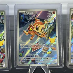 Pokemon First Partner Illustration Rare Turtwig Chimchar Piplup 30th Anniversary - Image 3