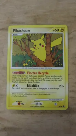 Pikachu Pokemon Diamond & Pearl Black Star Promo #DP16 2007 - Image 1
