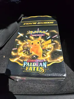 Pokemon TCG Scarlet & Violet Paldean Fates Booster Bundle Display Factory Sealed - Image 1
