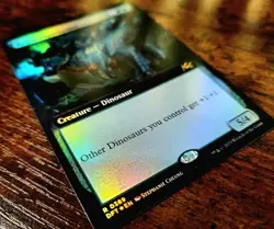 MTG Regal Imperiosaur - Foil - DFT - R - 0389 - Extended Art Near Mint - Image 3