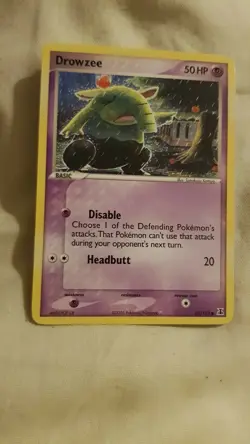 1x Drowzee Common - Delta Species Set - Pokemon Trading Card Game TCG - Image 1