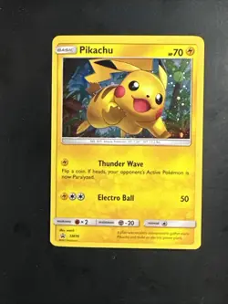 Pikachu SM76 Promo SM Holo 2017 Pokemon NM - Image 1