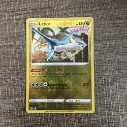 Latios SWSH Fusion Strike 194/264 REVERSE HOLO RARE card 2021 Pokemon TCG - Image 1