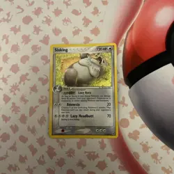 Slaking Pokemon TCG 15/107 Holo Rare EX Deoxys MP - Image 1