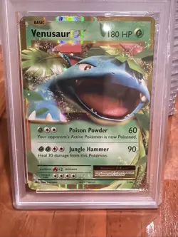 2016 Pokemon XY EVOLUTIONS #1 VENUSAUR EX PSA 8 NM-MT - Image 2