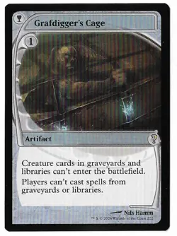 MTG Grafdigger's Cage Future Sight Mystery Booster 2 (MB2) Rare #222 Unplayed - Image 1
