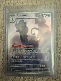 Pokemon TCG Aurorus 092/088 Full Art Illustration Rare Holo Perfect Order - Image 3