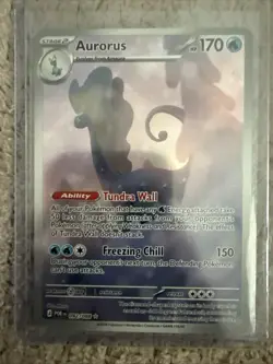 Pokemon TCG Aurorus 092/088 Full Art Illustration Rare Holo Perfect Order - Image 4