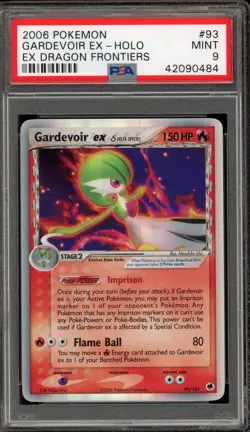 Pokemon Gardevoir ex EX Dragon Frontiers Holo Ultra Rare #93 PSA 9 Mint - Image 1