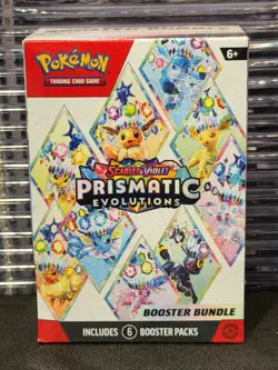 Scarlet & Violet Prismatic Evolutions Booster Bundle Pokemon TCG Sealed Box - Image 1