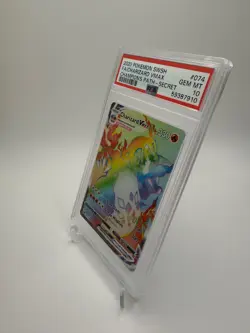 2020 Charizard VMAX FA Rainbow 074/073 Champion’s Path PSA 10 Gem Mint Pokemon - Image 3