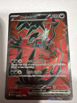Pokemon TCG - Yveltal ex 105/088 ME03 Perfect Order Ultra Rare Pokemon NM - Image 1