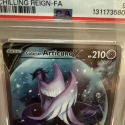 Galarian Articuno V Alt Art Chilling Reign-FA PSA 9 Mint Pokemon SWSH - Image 4
