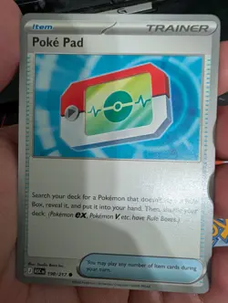 2X Poke pad Nonfoil Ascended Heroes Pokemon 198/217 Common NM Pokemon - Image 2
