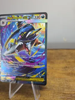 Mega Sharpedo ex 127/094 SIR Special Illustration Pokemon Phantasmal Flames MINT - Image 2