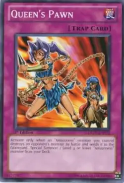 Queen's Pawn - DREV-EN073 - Common - Unlimited Edition - Moderately Played - Image 1