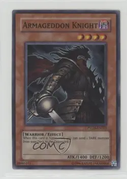 Armageddon Knight Unlimited YuGiOh Phantom Darkness #PTDN-EN021 2008 - Image 1