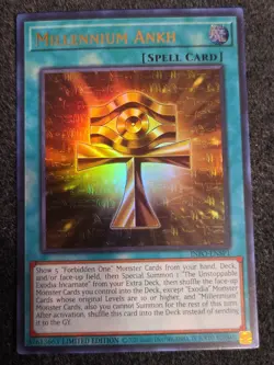 Yugioh Millennium Ankh INFO-ENSP1 Ultra Rare Limited Edition NM - Image 1