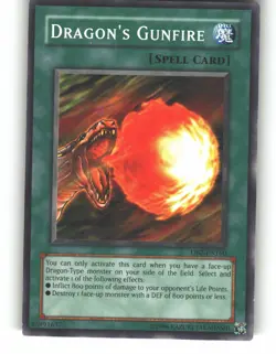 Dragon's Gunfire DB2-EN160 Common / Short Print Dark Beginning 2 Yu-Gi-Oh MP - Image 1