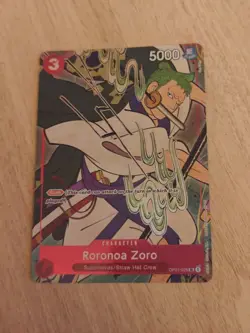 One Piece Card Game - Roronoa Zoro OP01-025 - English Version 1st Anniversary - Image 1