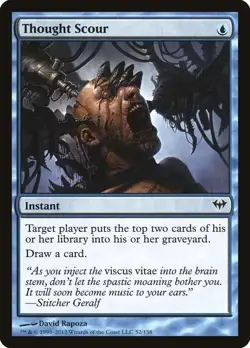 THOUGHT SCOUR X 4 E/X+ DARK ASCENSION MAGIC THE GATHERING - Image 1