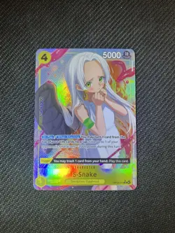 S-Snake Alt Art OP13-114 Carrying On His Will One Piece TCG - Image 1