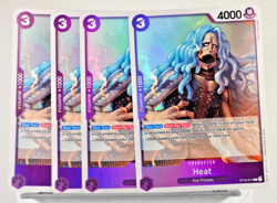ST10-011 Heat (C) Ultra Deck: The Three Captains - One Piece CCG x4 - Image 1