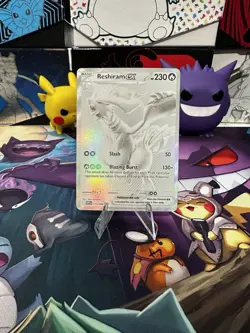 Pokemon TCG Reshiram EX White Flare Holo Card 173/086 SV Rare Pack Fresh NM-M - Image 1