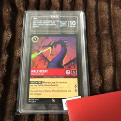 Maleficent Monstrous Dragon Store Championship Promo Disney Lorcana TAG 10 - Image 1