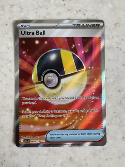 Pokemon TCG Ultra Ball 264/217 Ascended Heroes Full Art Item Trainer NM - Image 1