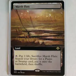 Marsh Flats - Extended Art - NM - Modern Horizons 2 MH2 - MTG - Image 1