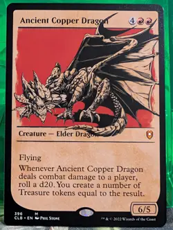 Ancient Copper Dragon (Showcase) Commander Legends: Battle for Baldur's Gate... - Image 1