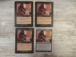 4x Murderous Betrayal - Nemesis & 8th Edition - NM/EX - 2x Engl 2x Italian - MTG - Image 1