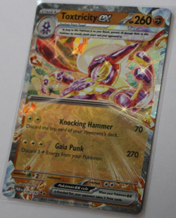 Pokemon 2023 Paradox Rift "Toxtricity" ex 100/182 Holo Double Rare - Image 2