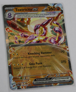 Pokemon 2023 Paradox Rift "Toxtricity" ex 100/182 Holo Double Rare - Image 3