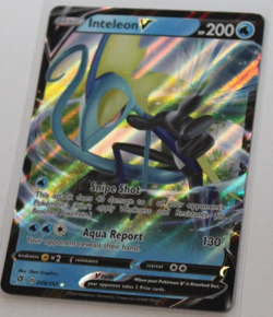 Pokemon 2020 Sword & Sheild Rebel Clash "INTELEON" V #049/192 Ultra Rare - Image 2