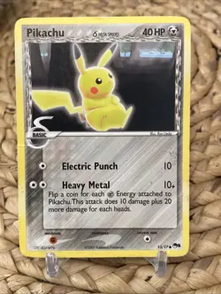 Pikachu Pop Series 5 Non Holo 13/17 Promo Common Pokemon Card 2007 Tcg game - Image 1