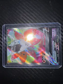 Pokemon Volcarona Espeon card misprint misalignment Evolving Skies Error Rare - Image 3