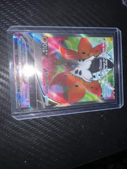 Pokemon Volcarona Espeon card misprint misalignment Evolving Skies Error Rare - Image 5