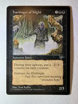 Harbinger of Night Mirage Excellent Condition Magic Gathering MTG - Image 1