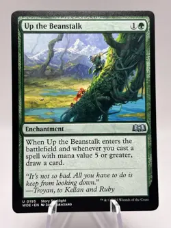 Up the Beanstalk 0195 Wilds of Eldraine WOE MTG NM - Image 1
