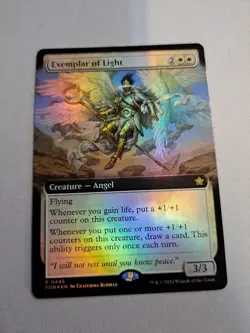 MTG: Exemplar of Light (Extended Art) (Foil): Foundations - Image 1