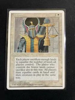 Mtg X1 Balance 4th Edition Magic The Gathering - Image 1