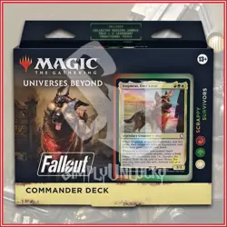 MAGIC THE GATHERING Fallout Commander Deck Scrappy Survivors PIP - Image 1